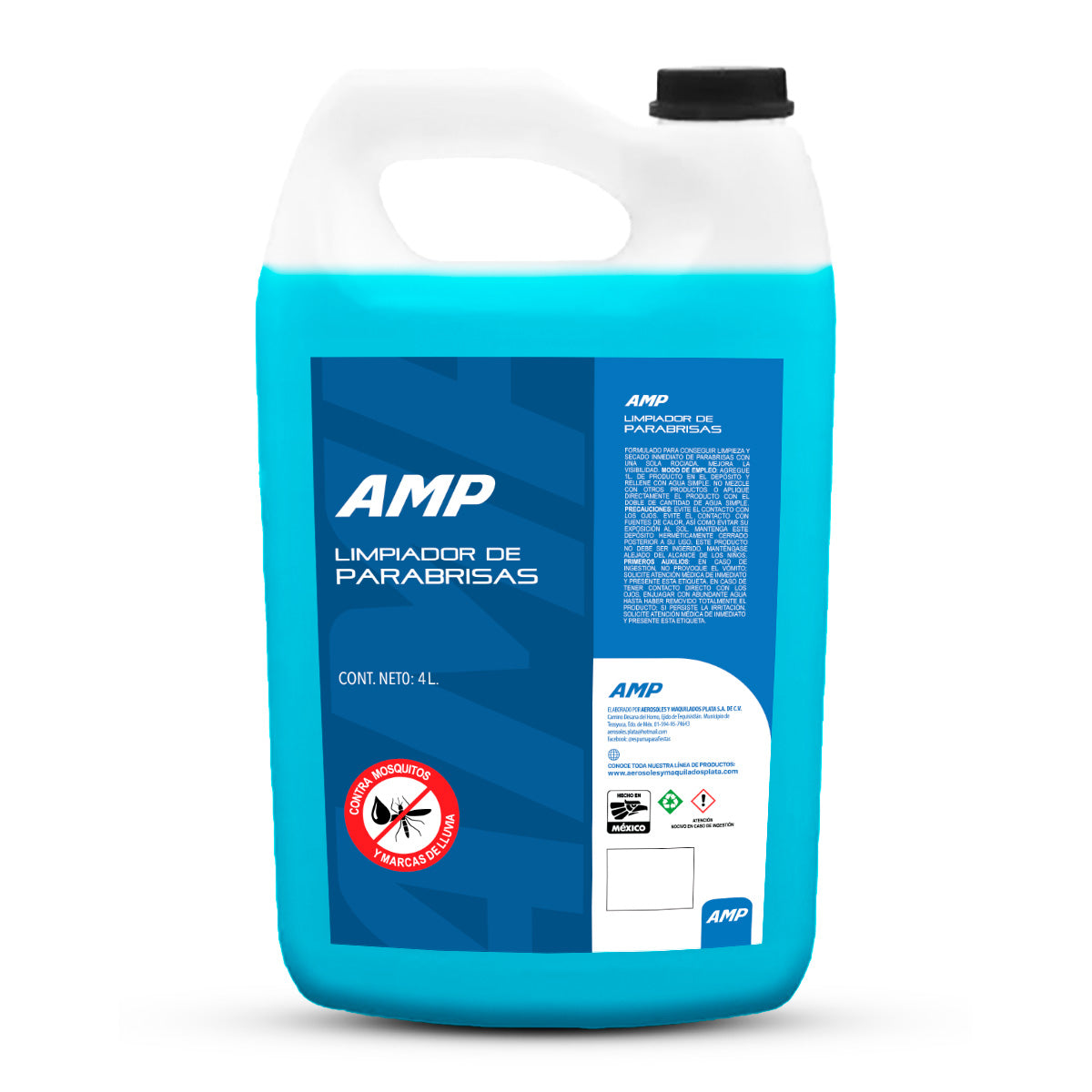 Limpiador de Parabrisas | 6 pzas. de 4 lt.