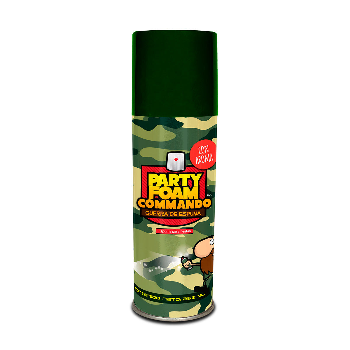 Espuma para Fiestas en Aerosol (24 pzas.) - Commando Verde – Aerosoles ...