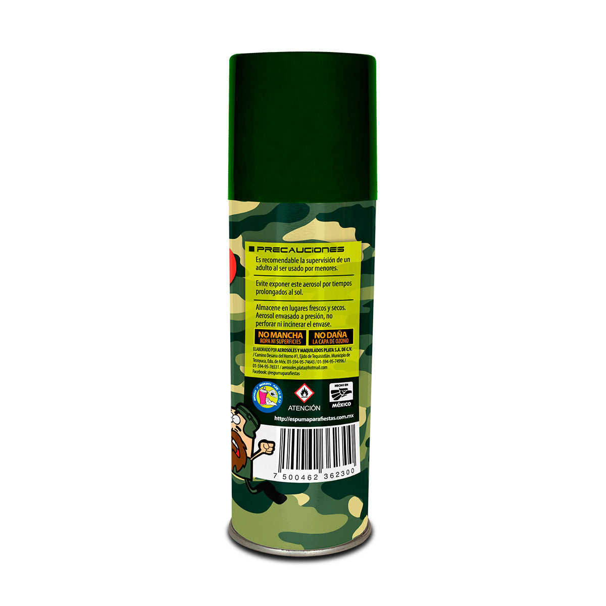 Espuma para Fiestas en Aerosol (24 pzas.) - Commando Verde – Aerosoles ...